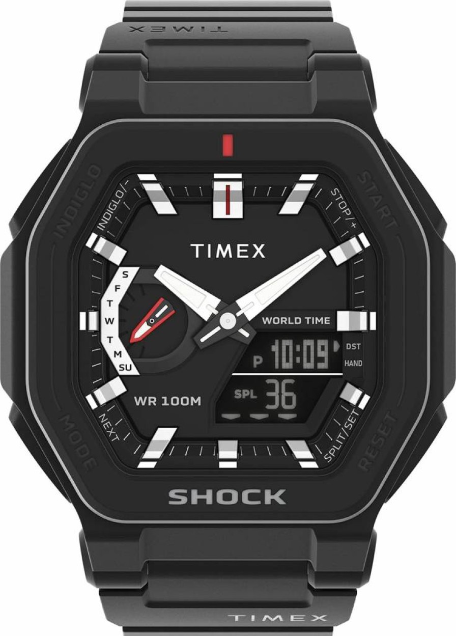 Timex Men's Command Encounter 54mm Analog Quartz Watch with Date Display and Nylon Strap