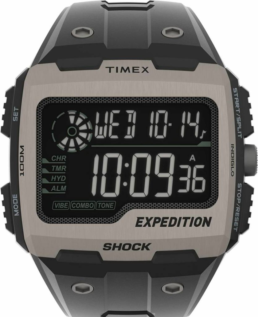 Timex Men's Expedition Grid Shock Resin Strap Quartz Watch