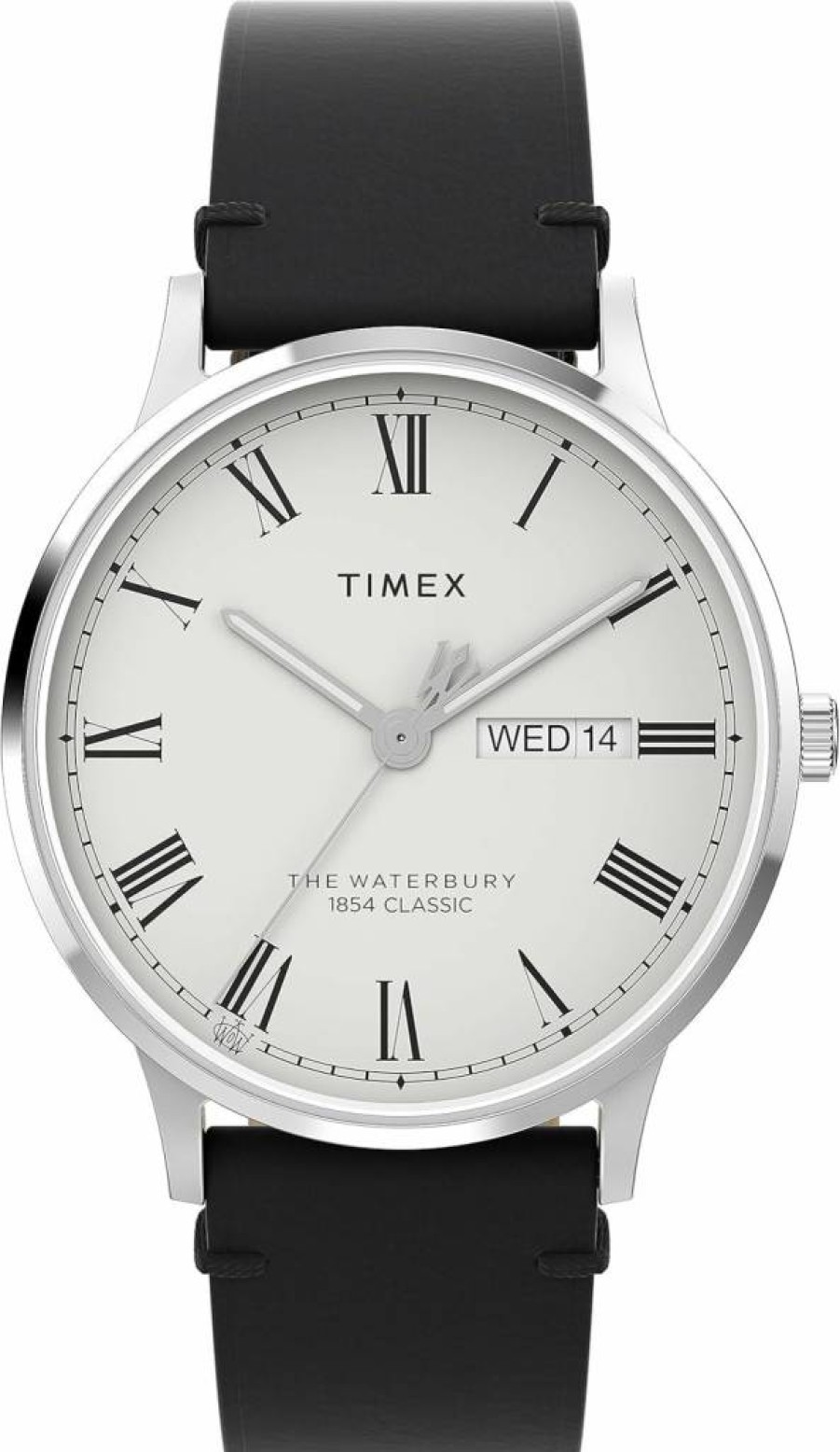Timex Men's Waterbury Traditional 40mm Stainless Steel Casual Watch with Leather Strap