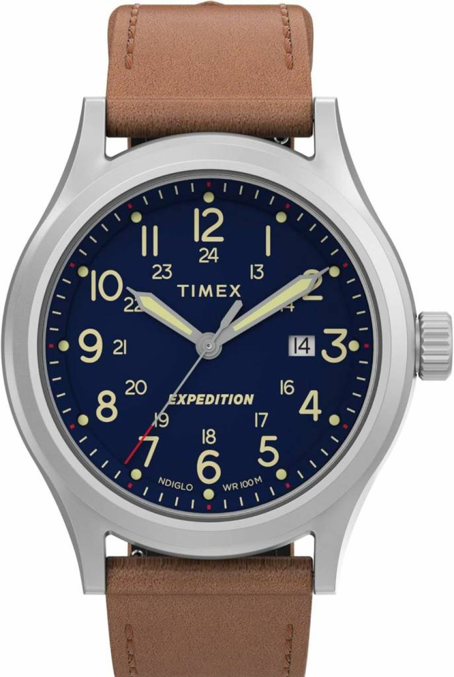 Timex Men's Expedition North Sierra 41mm Stainless Steel Watch with Date Function and Water Resistance