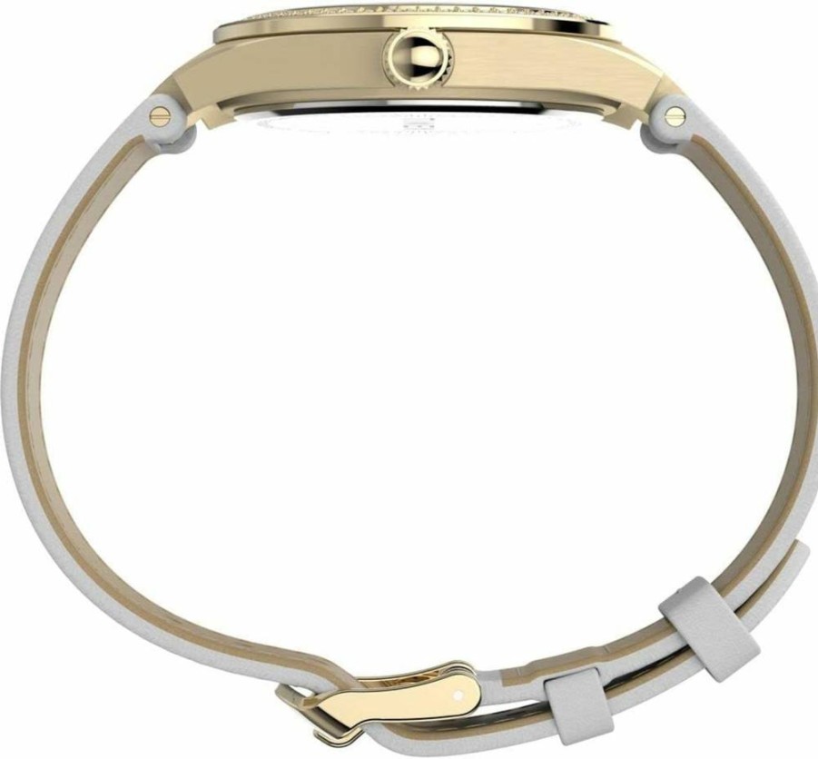 Timex Women's Simone 38mm Multifunction Stainless Steel Watch with Date Window