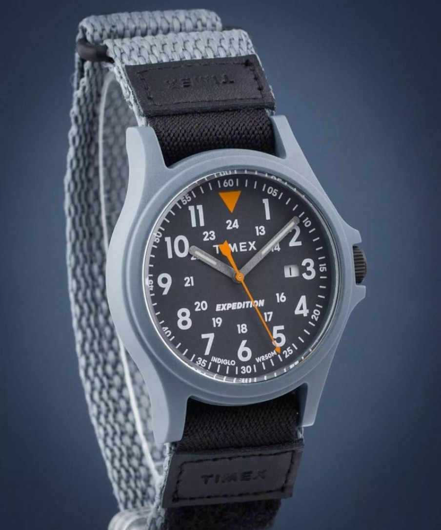 Timex Men's Expedition Acadia 40mm Black FastWrap Strap Watch with Black Dial - TW4B295009J