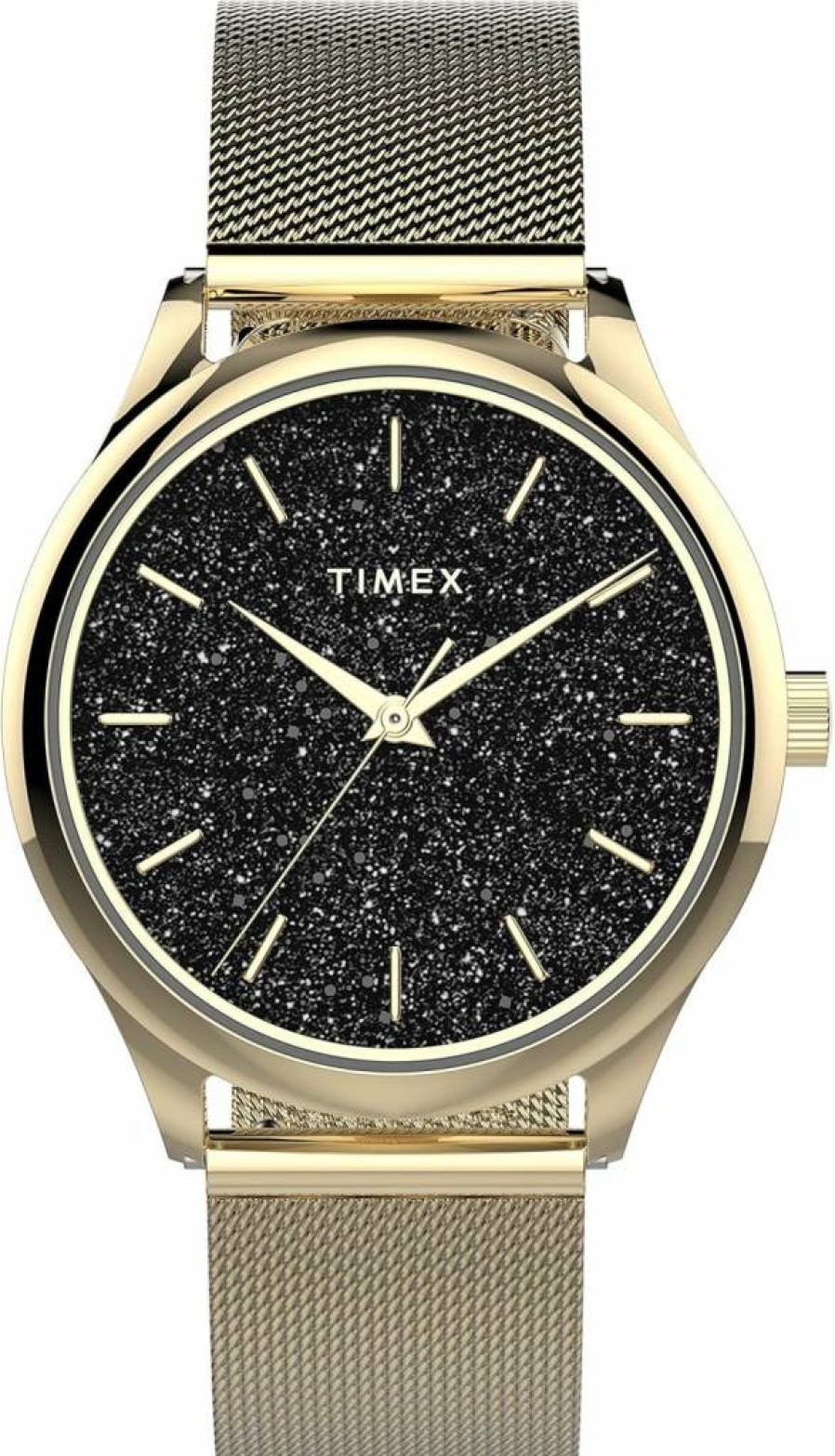 Timex Women's Celestial Opulence 32mm Rose Gold-Tone Stainless Steel Mesh Bracelet Watch