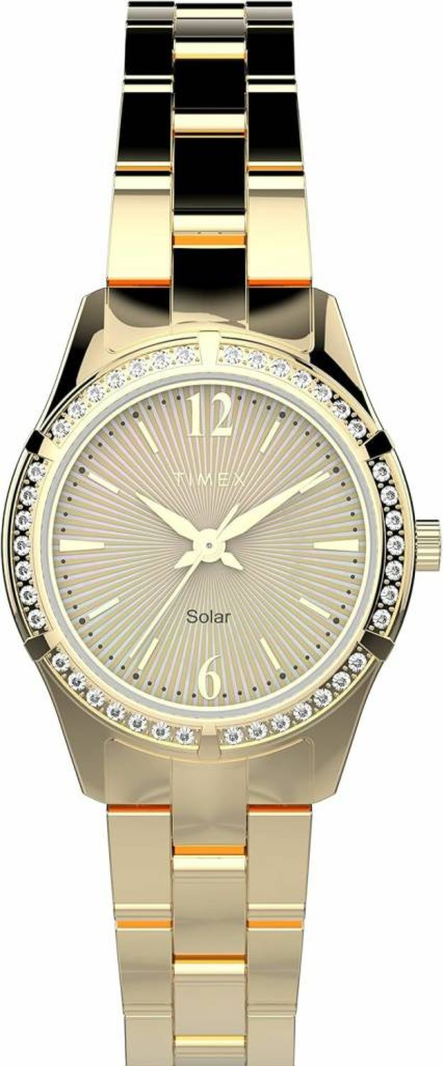 Timex Women's Solar-Powered Premium Dress Watch 28mm - Elegant & Sustainable