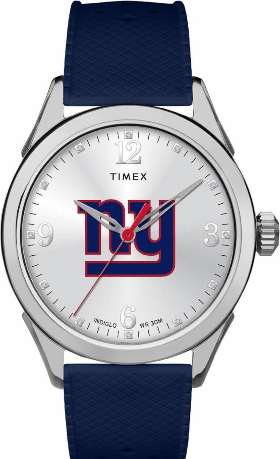 Timex NFL Women's 40mm Athena Stainless Steel Watch with Leather Strap