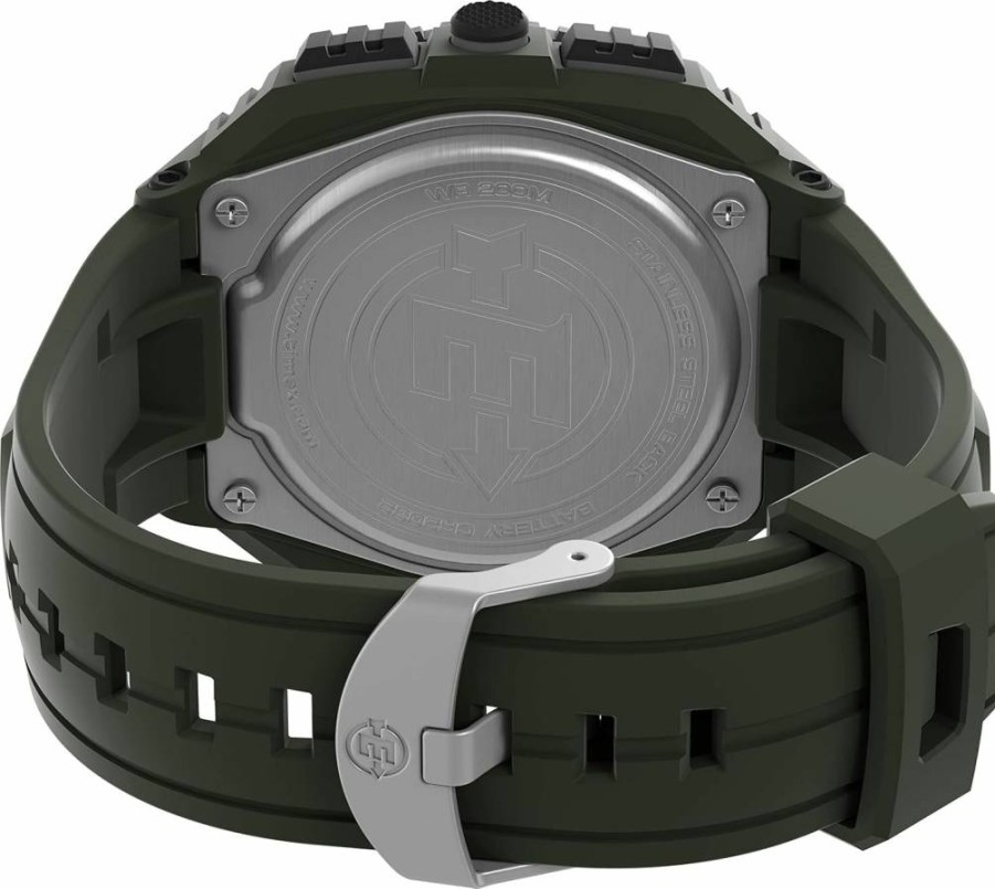 Timex Men's Expedition Shock XL 50mm Vibrating Alarm Watch - Durable Outdoor Sports Wristwatch