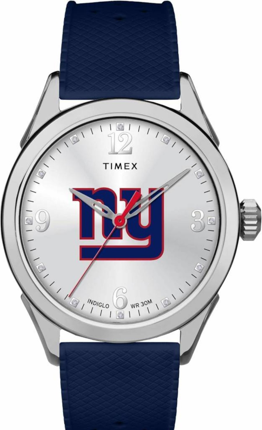 Timex NFL Women's 40mm Athena Stainless Steel Watch with Leather Strap