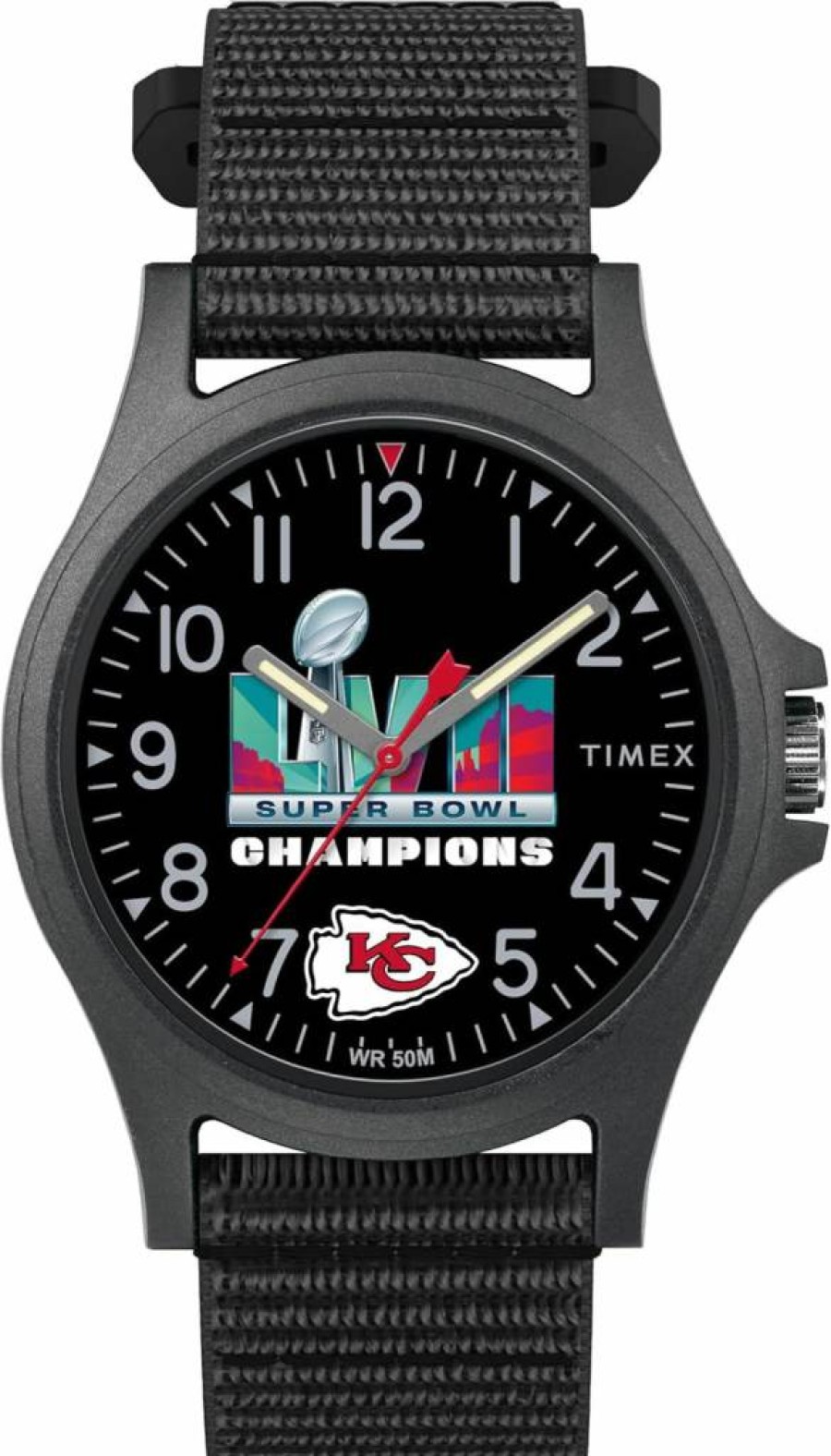 Timex Tribute Men's NFL Kansas City Chiefs 2023 Super Bowl Champions Watch