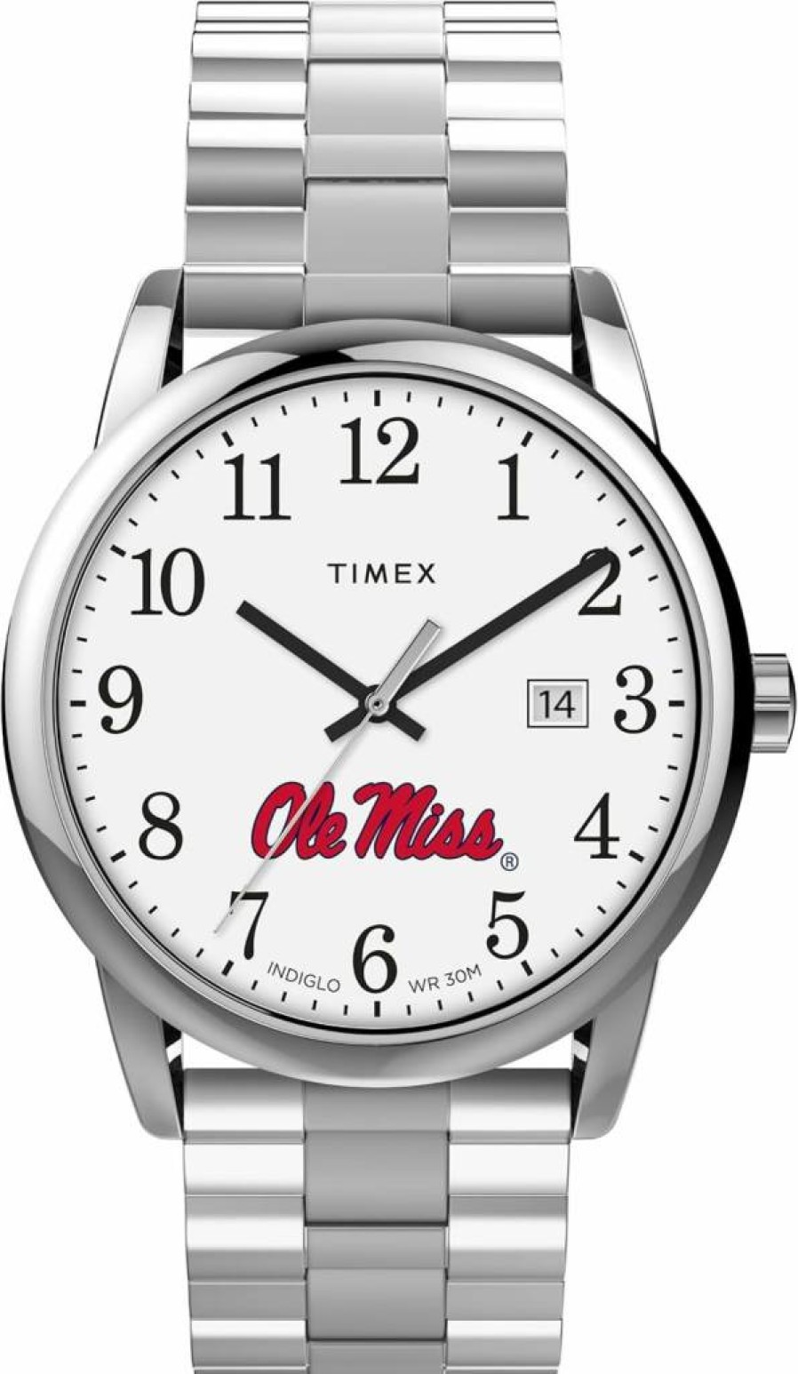 Timex Men's Easy Reader 38mm Stainless Steel Expansion Band Watch with Date Window