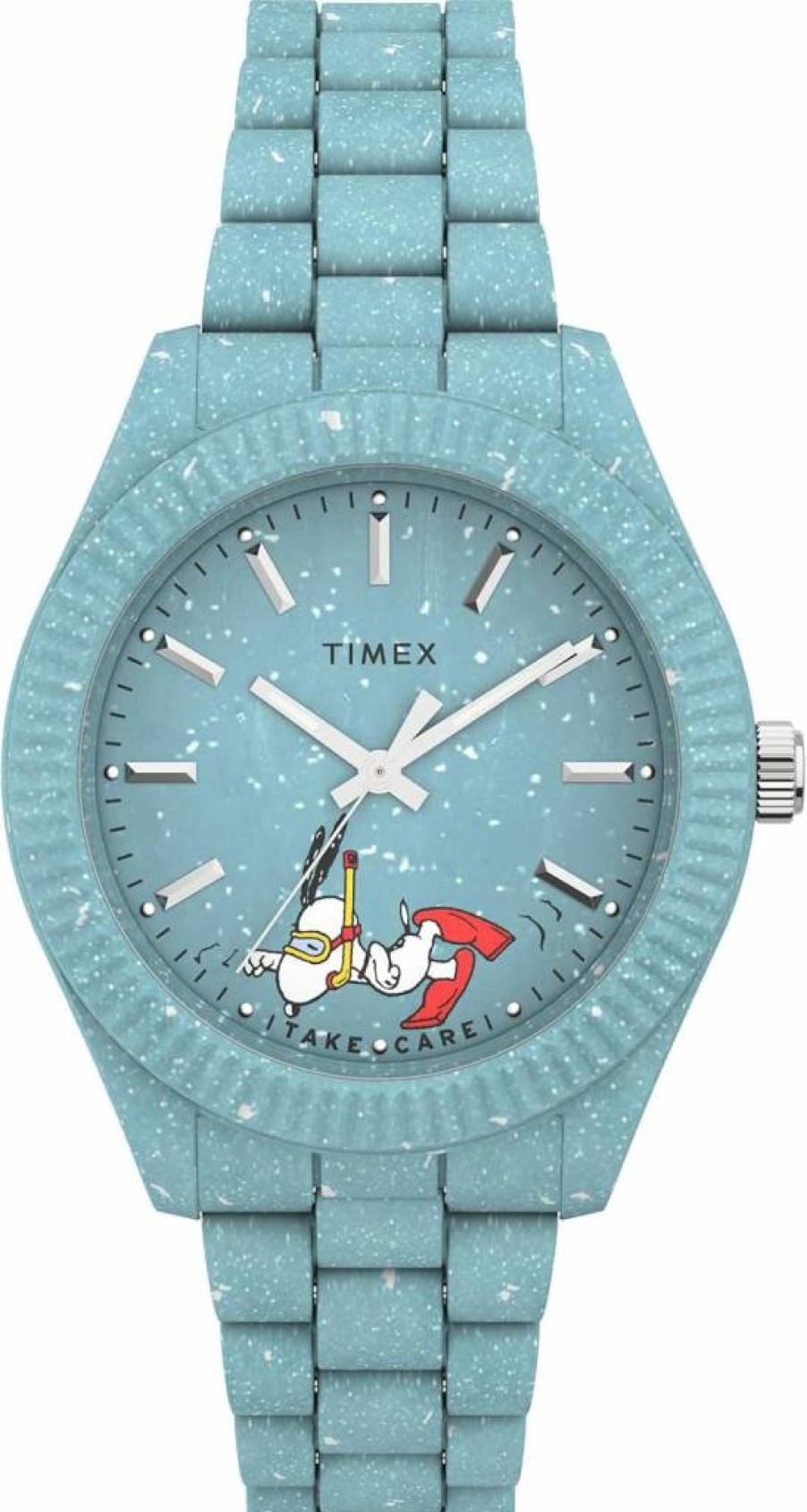 Timex Women's Waterbury Ocean 37mm Watch - Eco-Friendly Recycled Plastic Strap, Stylish & Water-Resistant
