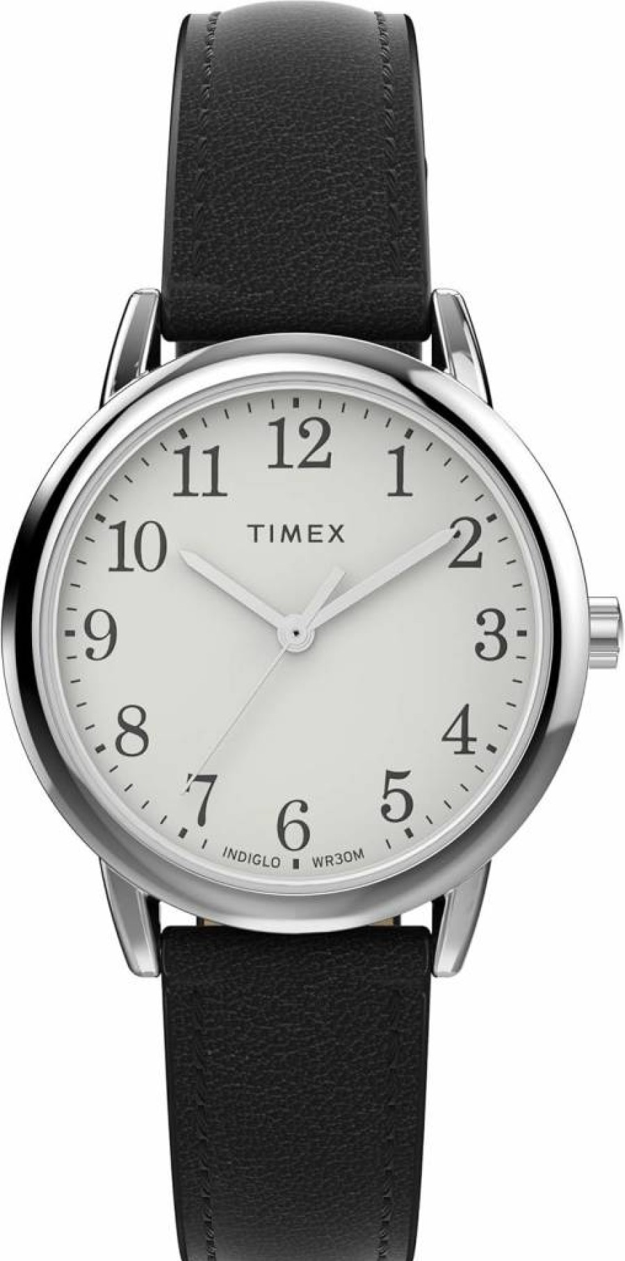 Timex Women's Easy Reader Watch - Classic Analog Wristwatch with Leather Strap