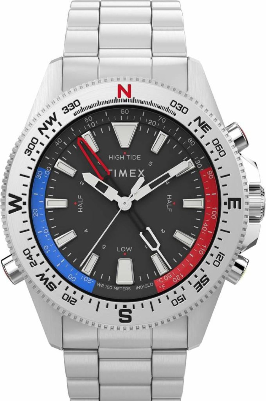 Timex Men's Expedition North 43mm Tide Temp Compass Watch with Outdoor Features