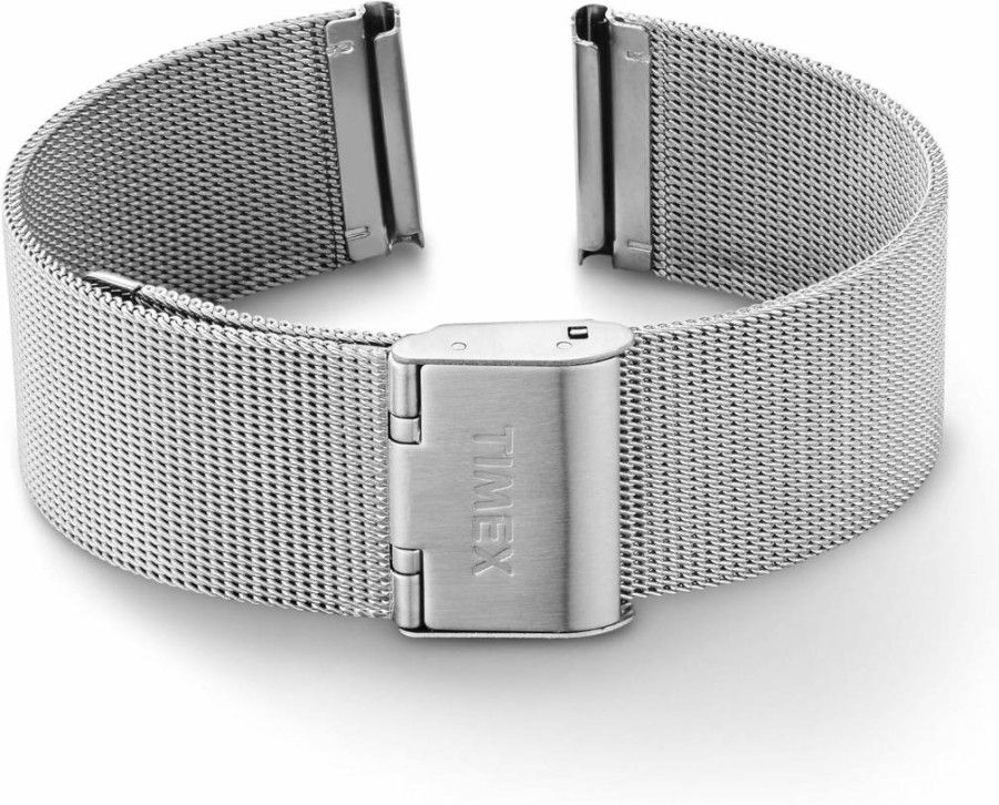 Timex Women's IQ+ Move 18mm Stainless Steel Mesh Watch with Quick-Release Bracelet