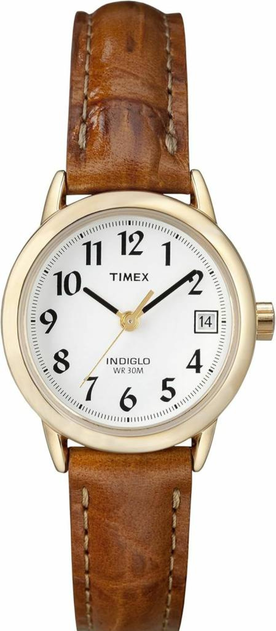 Timex Women's Easy Reader Watch - Classic Analog Wristwatch with Leather Strap