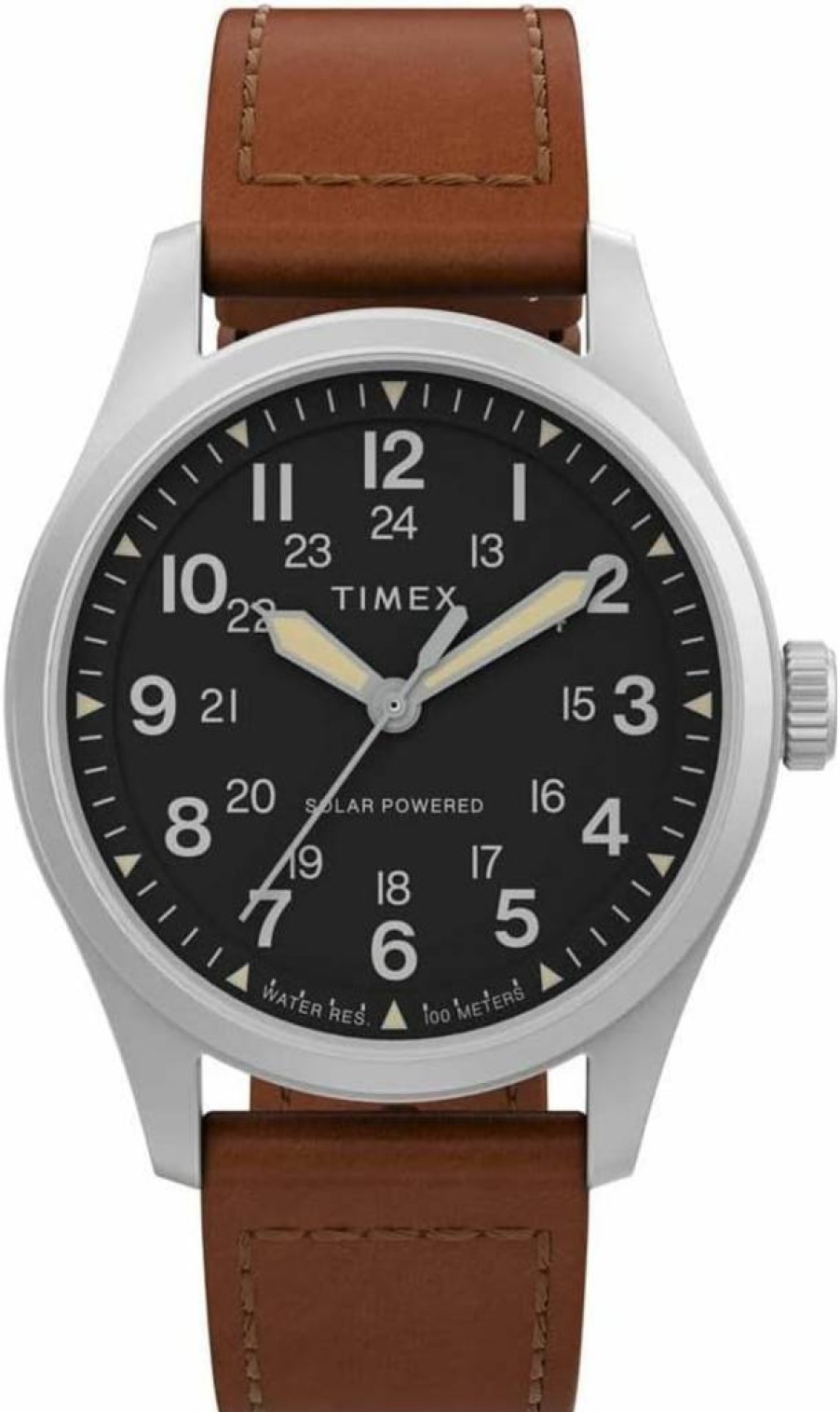 Timex Men's Expedition North Field Solar-Powered 36mm Watch – Stainless Steel, Water-Resistant, Outdoor Adventure