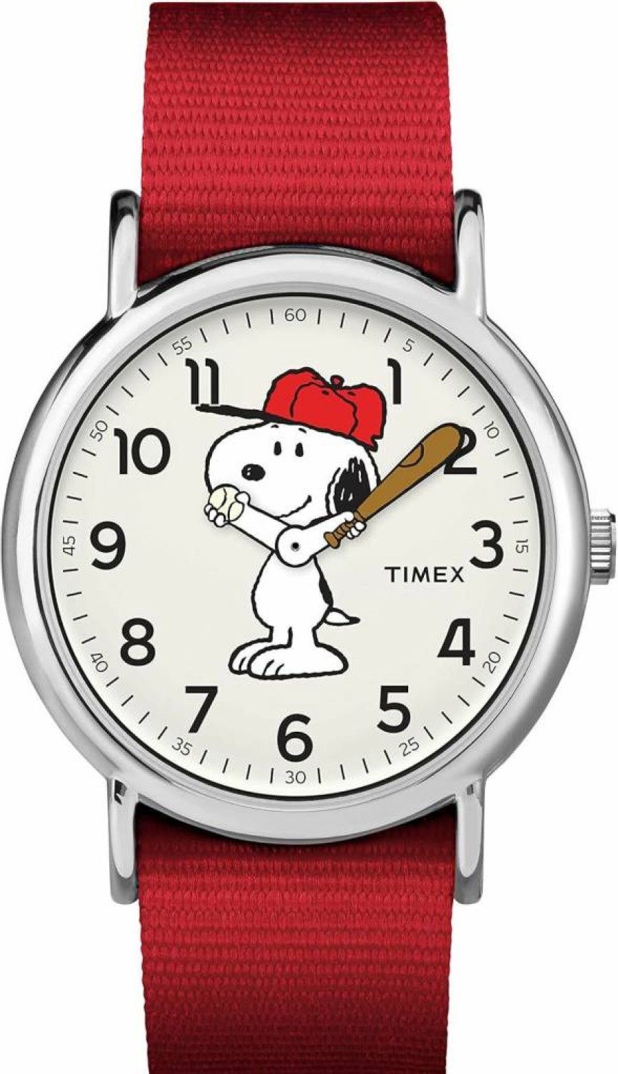 Timex X Peanuts Unisex Weekender 38mm Casual Quartz Watch with Nylon Strap