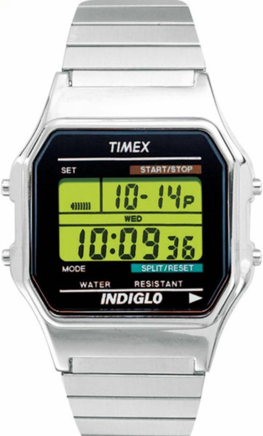Timex Men's Classic 34mm Digital Watch with Date Display - Water-Resistant Casual Wristwatch for Men