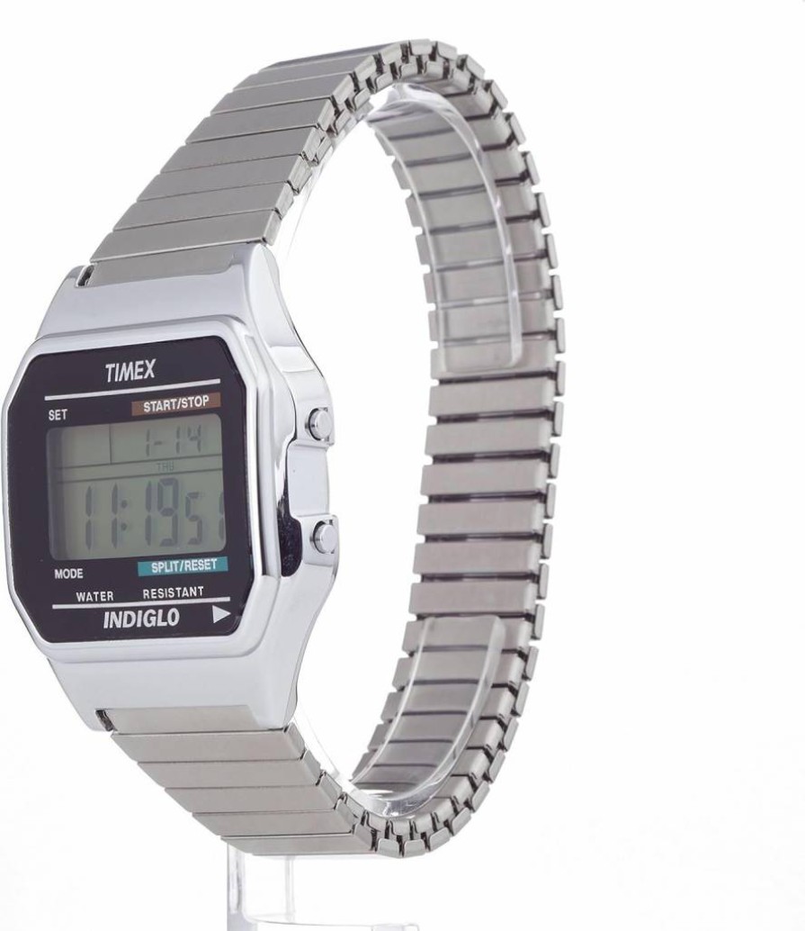 Timex Men's Classic 34mm Digital Watch with Date Display - Water-Resistant Casual Wristwatch for Men