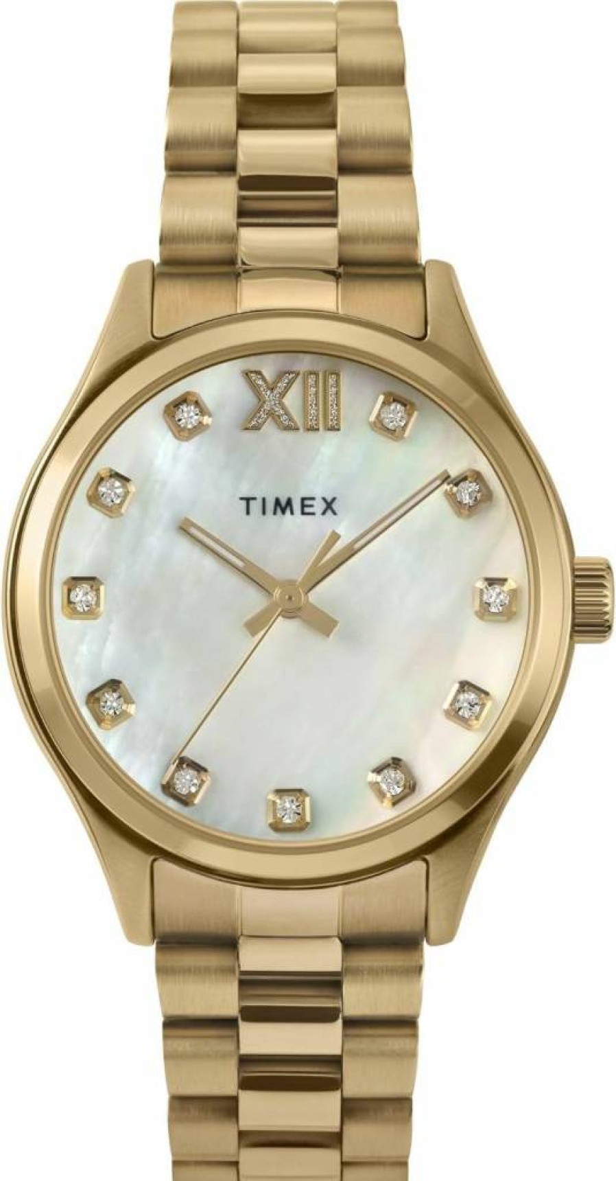 Timex Women's Legacy 36mm Stainless Steel Casual Watch with Leather Strap