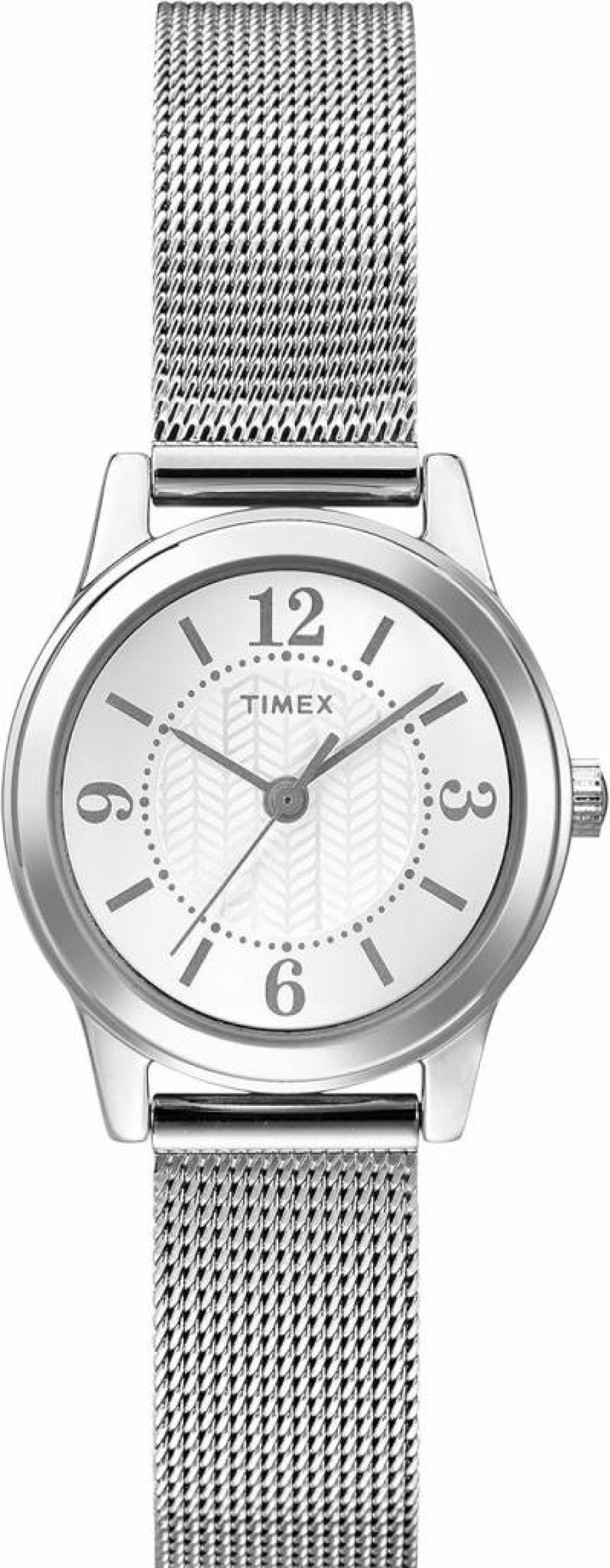 Timex Women's Casey Dress Watch - Silver-Tone Stainless Steel Mesh Bracelet, T2P457 Model
