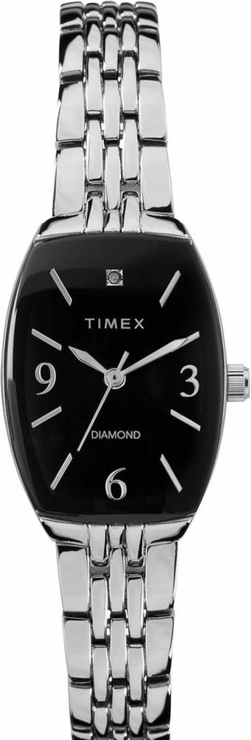 Timex Women's Tonneau Dress Watch - 21mm Stainless Steel Case, Elegant & Stylish Wristwatch for Women