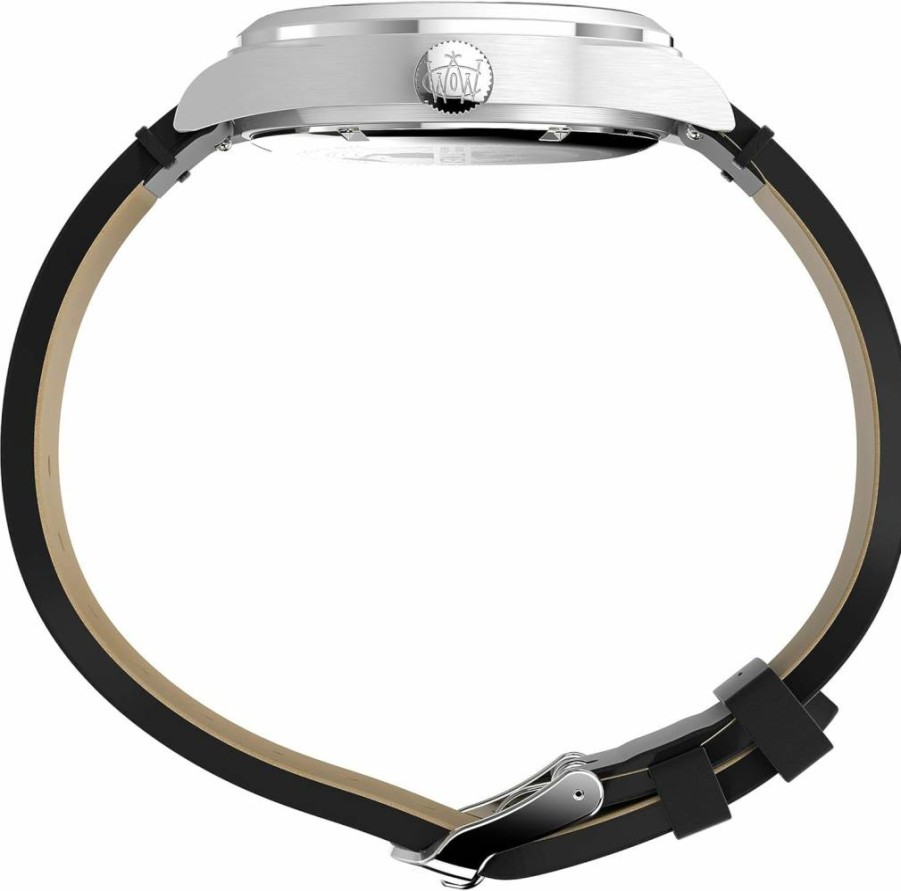 Timex Waterbury 39mm Men's Analog Watch - Stainless Steel Case, Day/Date Display, 100M Water Resistant, Durable Design