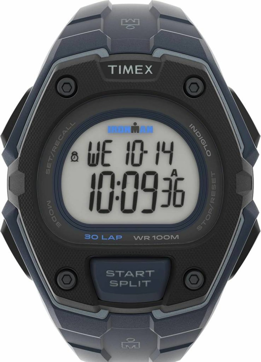 Timex Men's Ironman Triathlon Classic 30 45mm Oversized Sport Watch