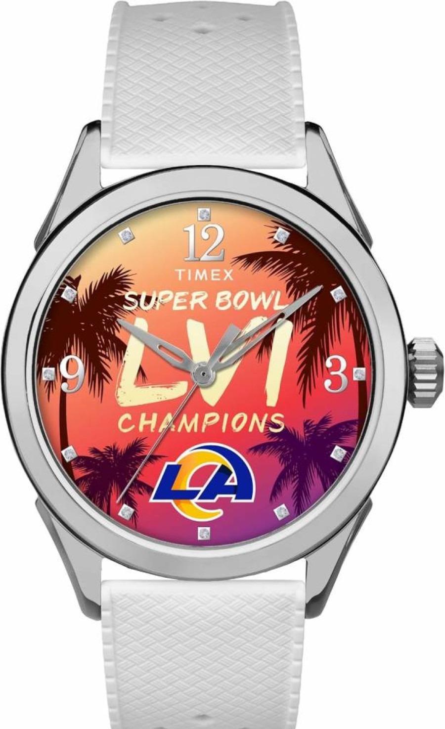 Timex NFL Los Angeles Rams Super Bowl LVI Champions Commemorative Watch 2022