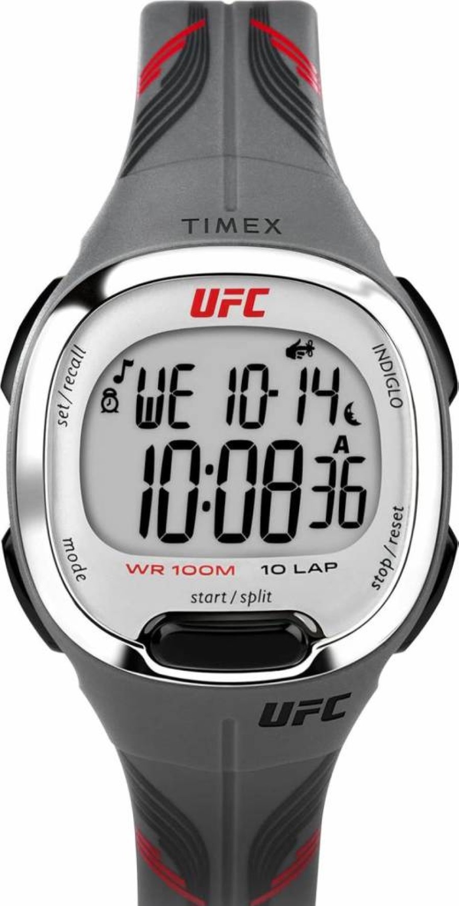 Timex UFC Women's Takedown 33mm Stainless Steel Watch with Leather Strap