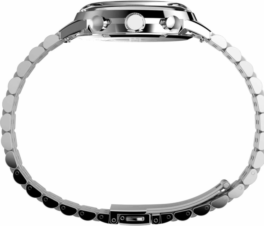 Timex Men's Marlin 40mm Stainless Steel Casual Watch with Leather Strap