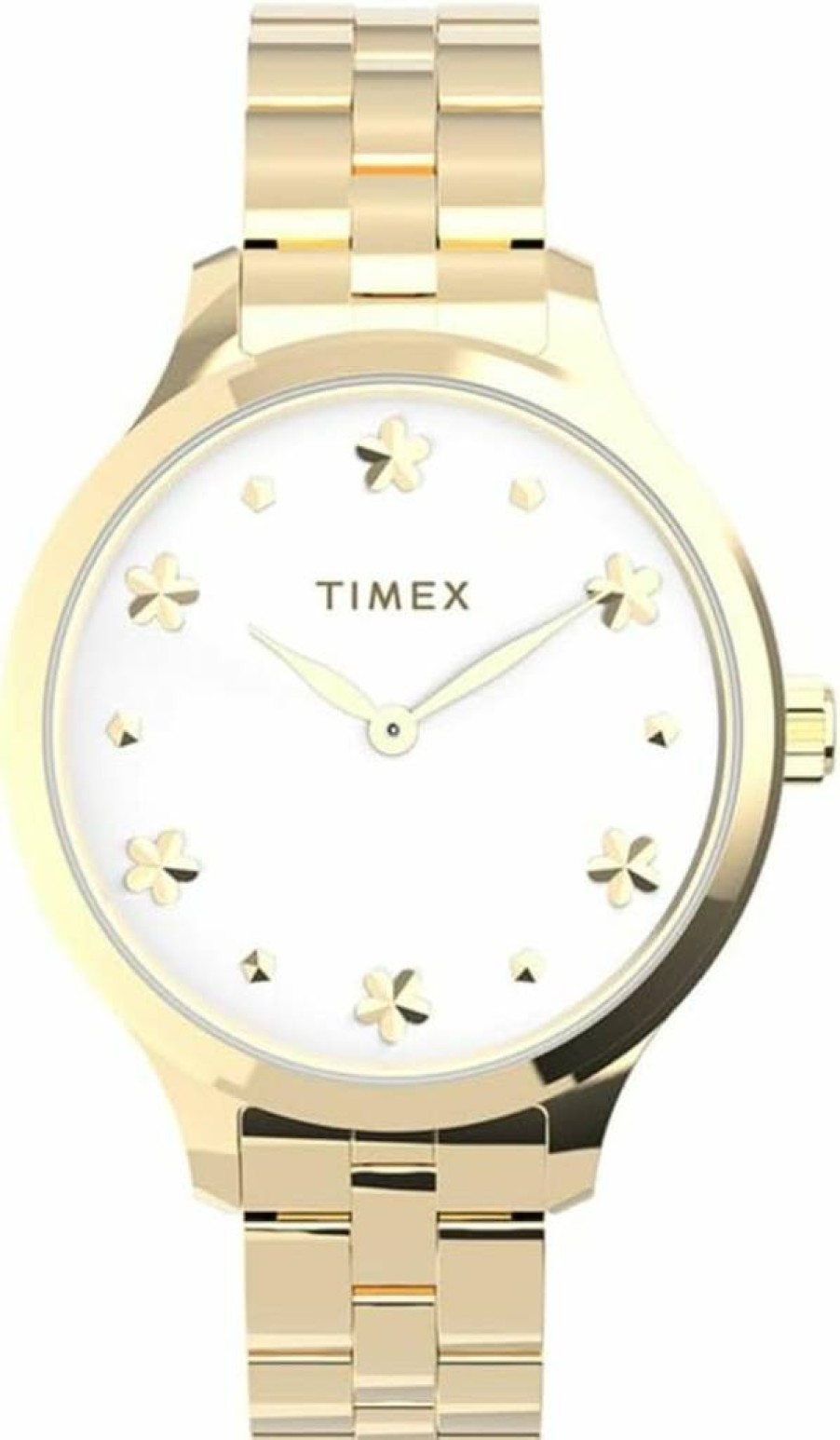 Timex Women's Peyton 36mm Stainless Steel Casual Watch with Leather Strap