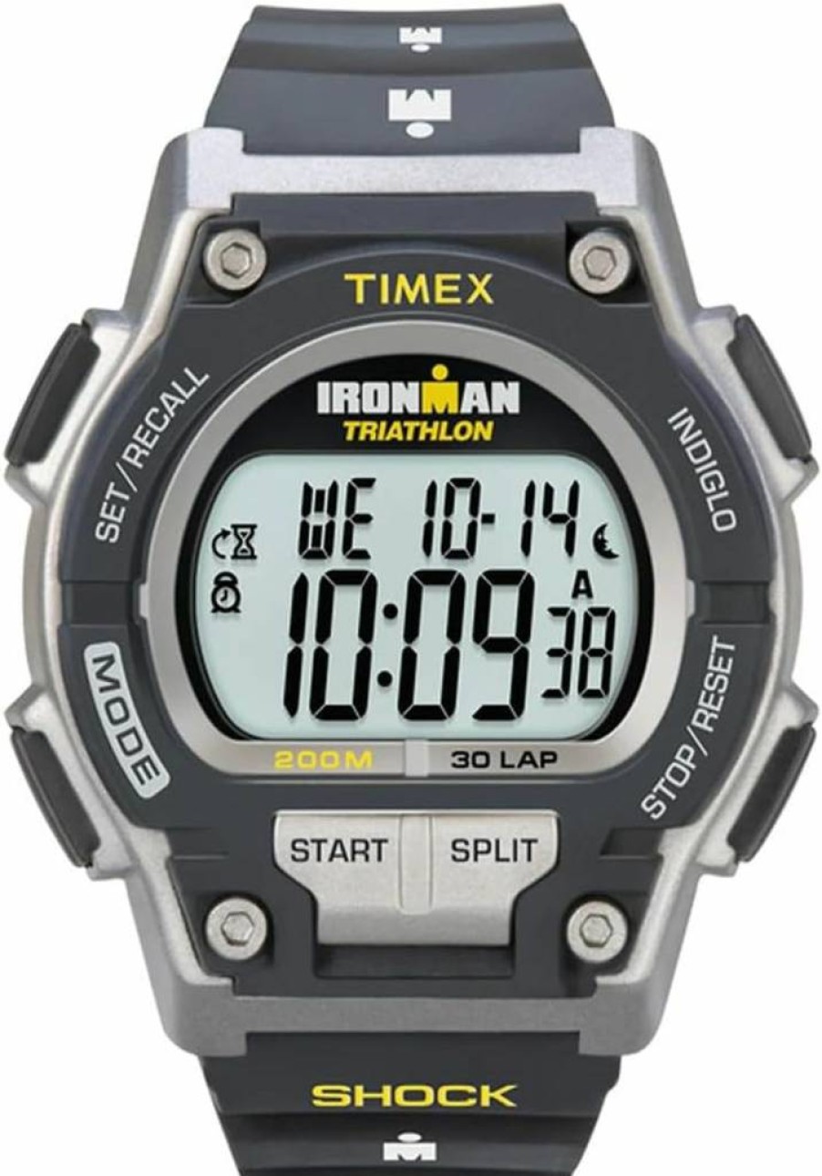 Timex Men's Ironman Triathlon Endure 30 Shock-Resistant 42mm Sports Watch with Durable Strap