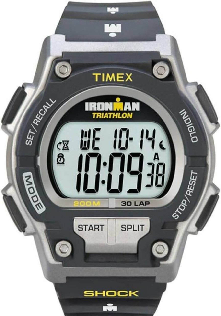 Timex Men's Ironman Triathlon Endure 30 Shock-Resistant 42mm Sports Watch with Durable Strap