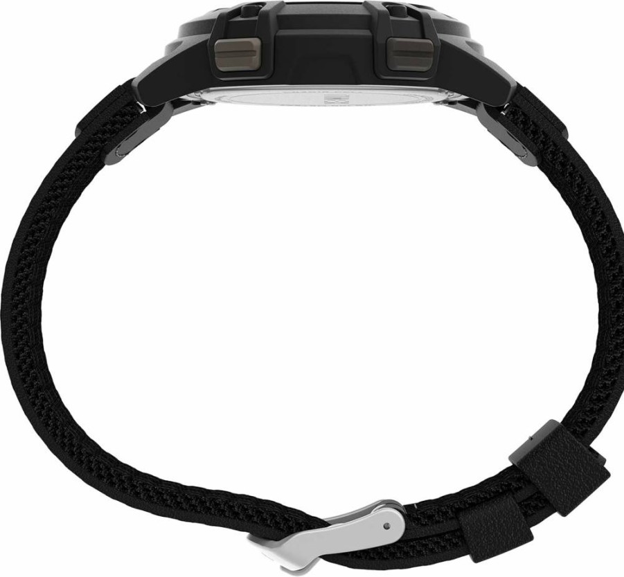 Timex Men's Expedition Digital Watch - 41mm Black Case with Black Strap, Water-Resistant, LED Display, Outdoor Sports Watch