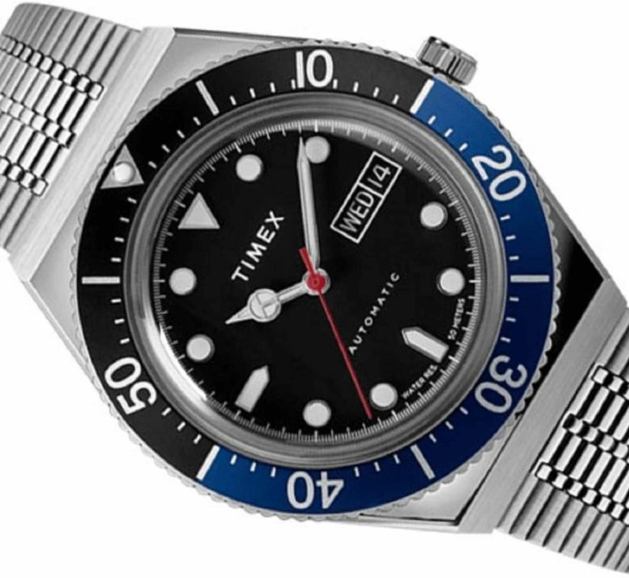Timex Men's M79 Automatic 40mm Stainless Steel Watch with Date Function