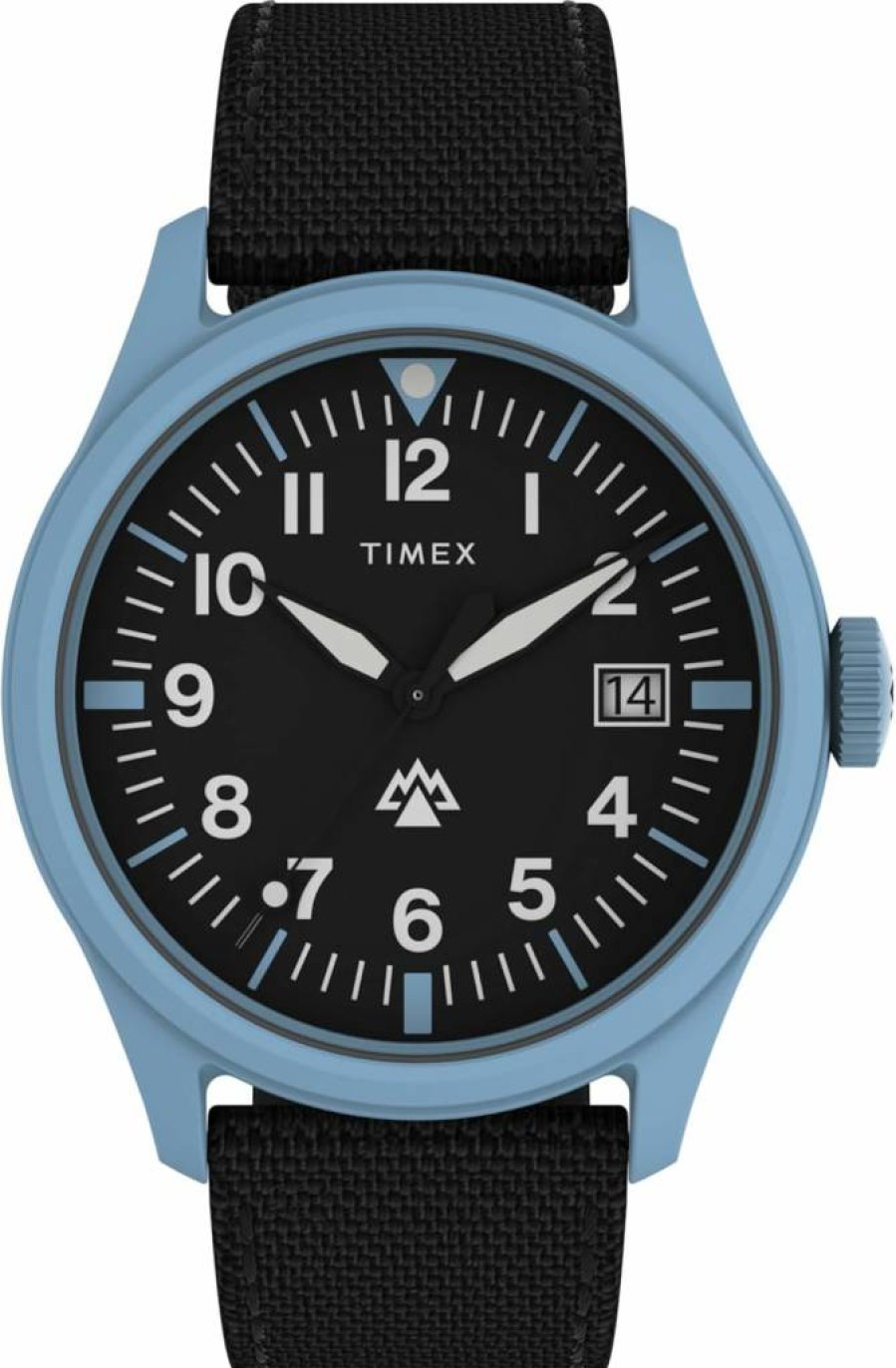 Timex Men's Expedition North Traprock 43mm Analog Quartz Watch with Leather Strap