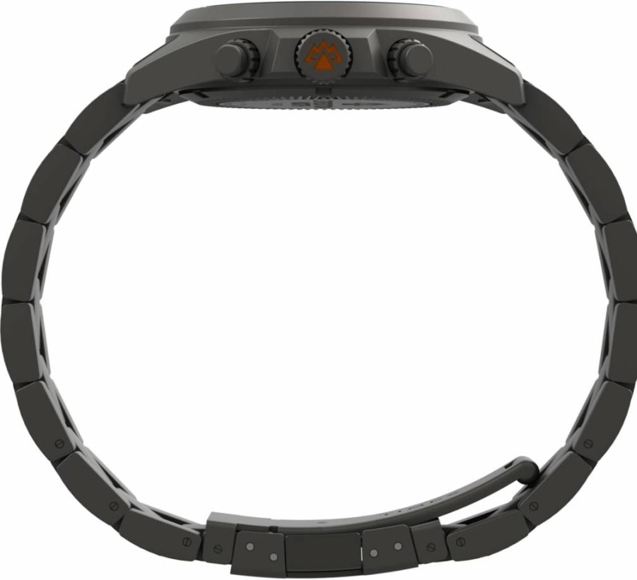Timex Men's Expedition North Field Titanium Watch - 43mm Black Dial, Titanium Case & Bracelet