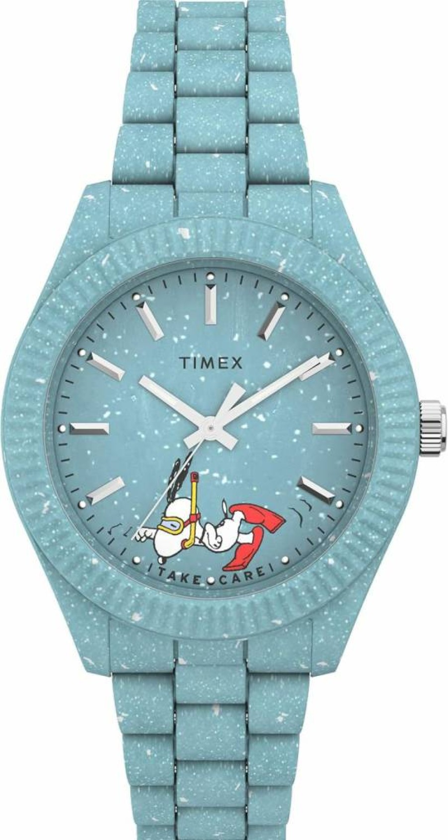 Timex Women's Waterbury Ocean 37mm Watch - Eco-Friendly Recycled Plastic Strap, Water-Resistant