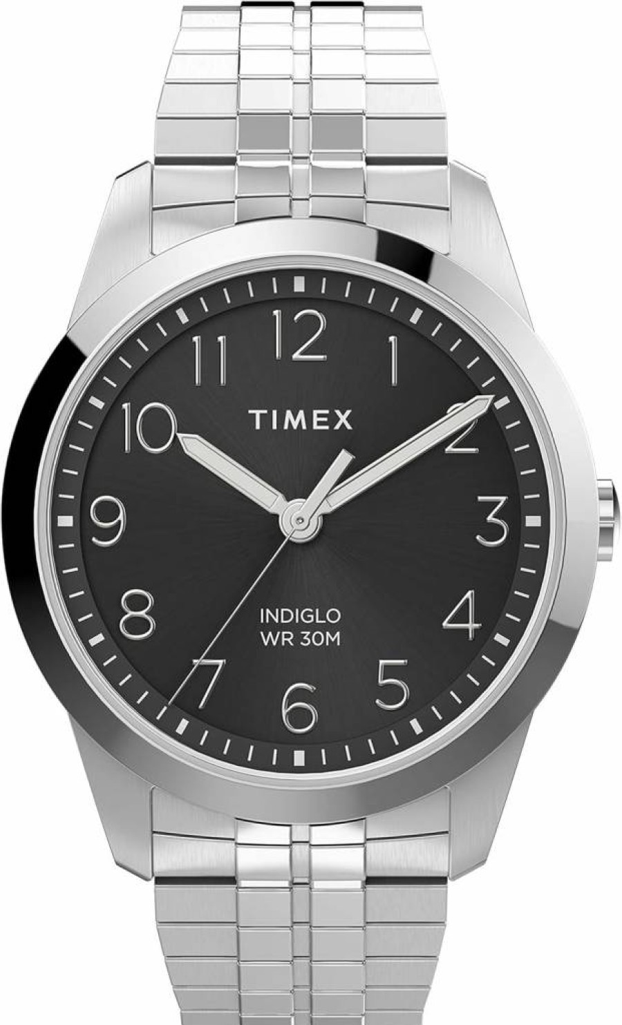 Timex Men's South Street Sport 36mm Stainless Steel Watch with Perfect Fit Comfort