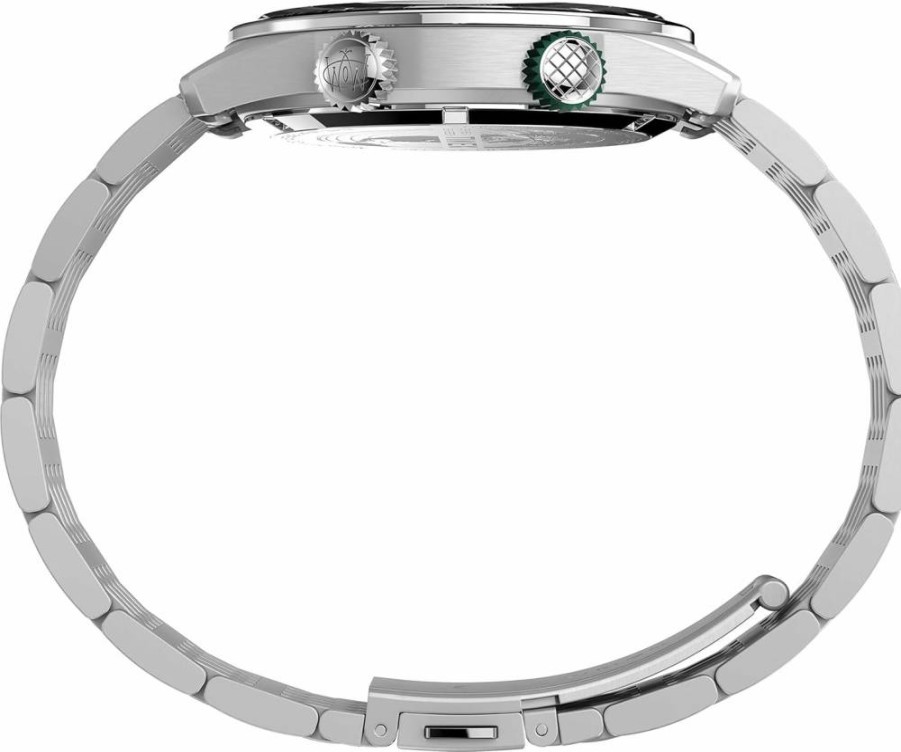 Timex Men's Waterbury Diver 40mm Stainless Steel Watch with Date Function