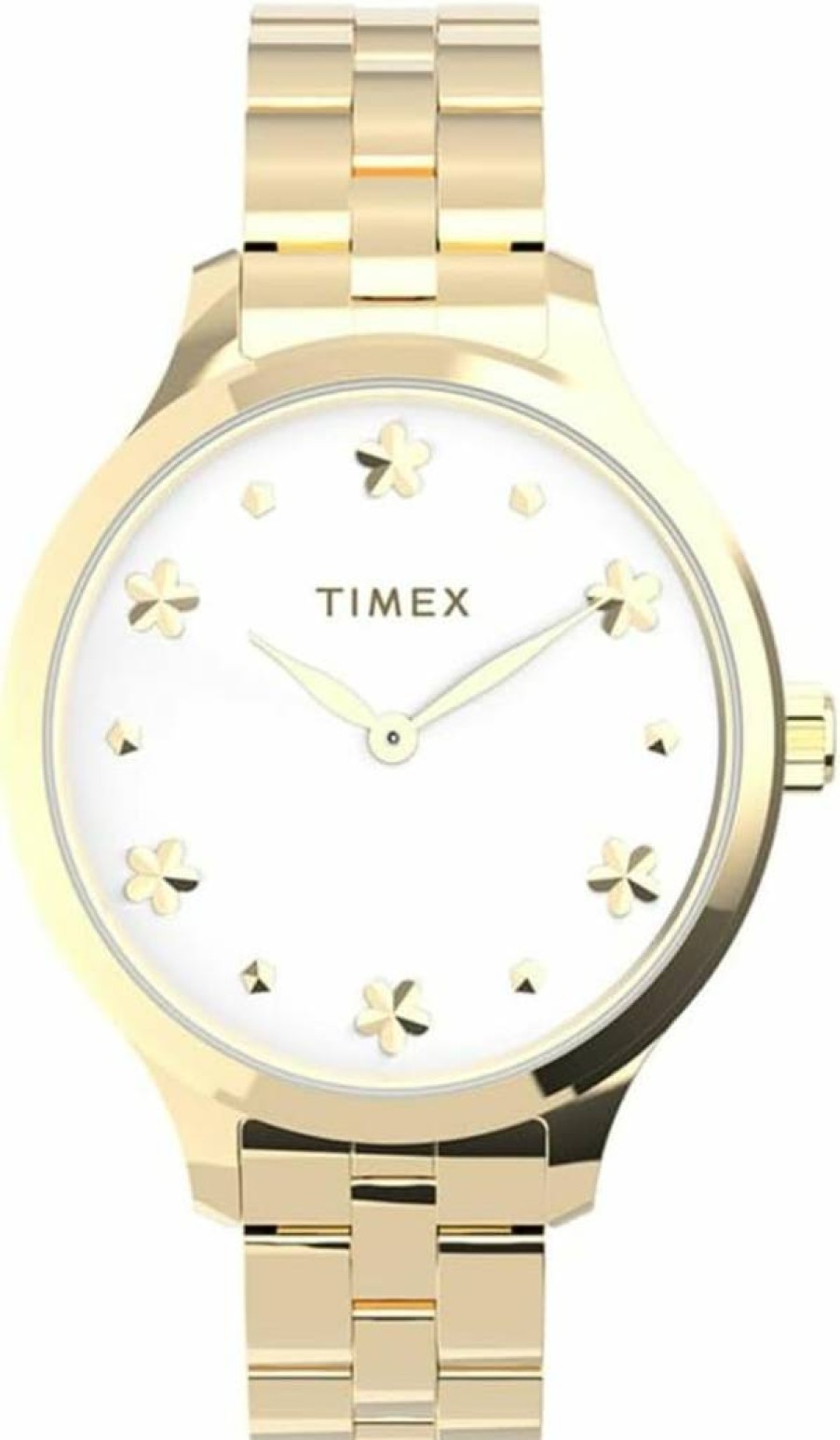 Timex Women's Peyton 36mm Stainless Steel Casual Watch with Leather Strap