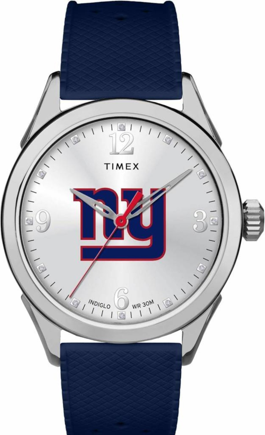 Timex NFL Women's 40mm Athena Stainless Steel Watch with Leather Strap