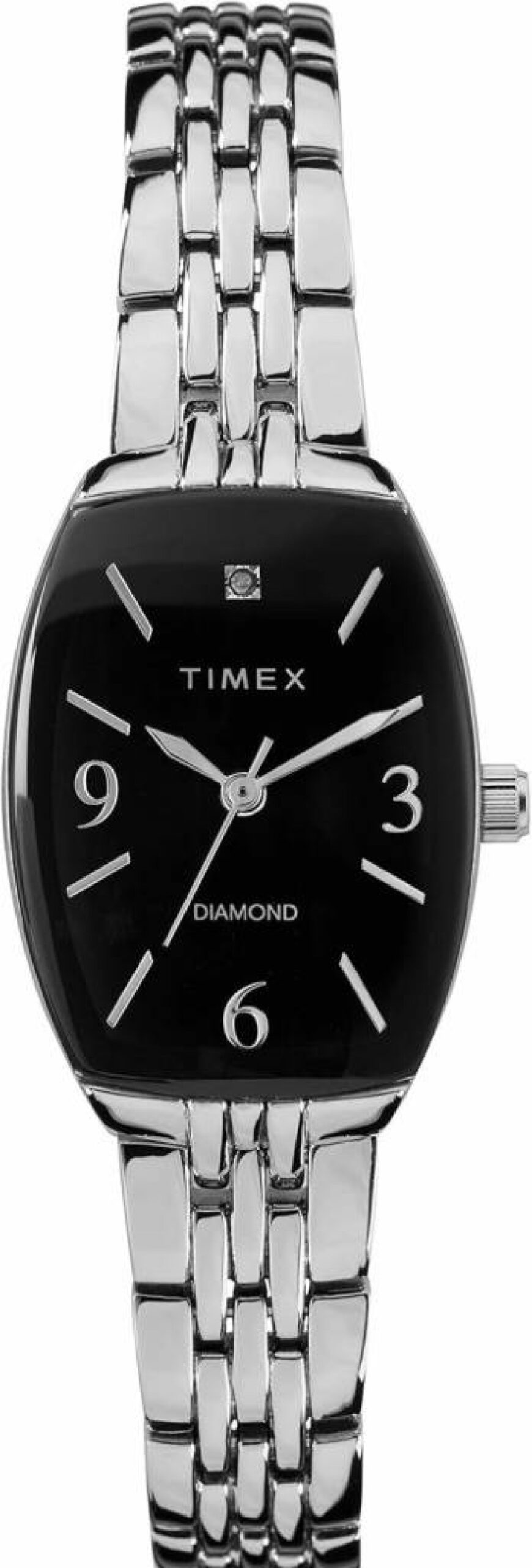 Timex Women's Tonneau Dress Watch - 21mm Elegant Stainless Steel Wristwatch for Women