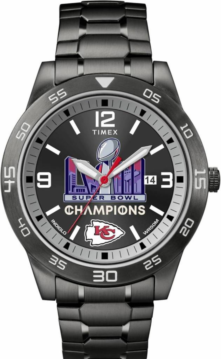 Timex Men's Acclaim 42mm Super Bowl LVIII Champions Watch - Kansas City Chiefs Edition