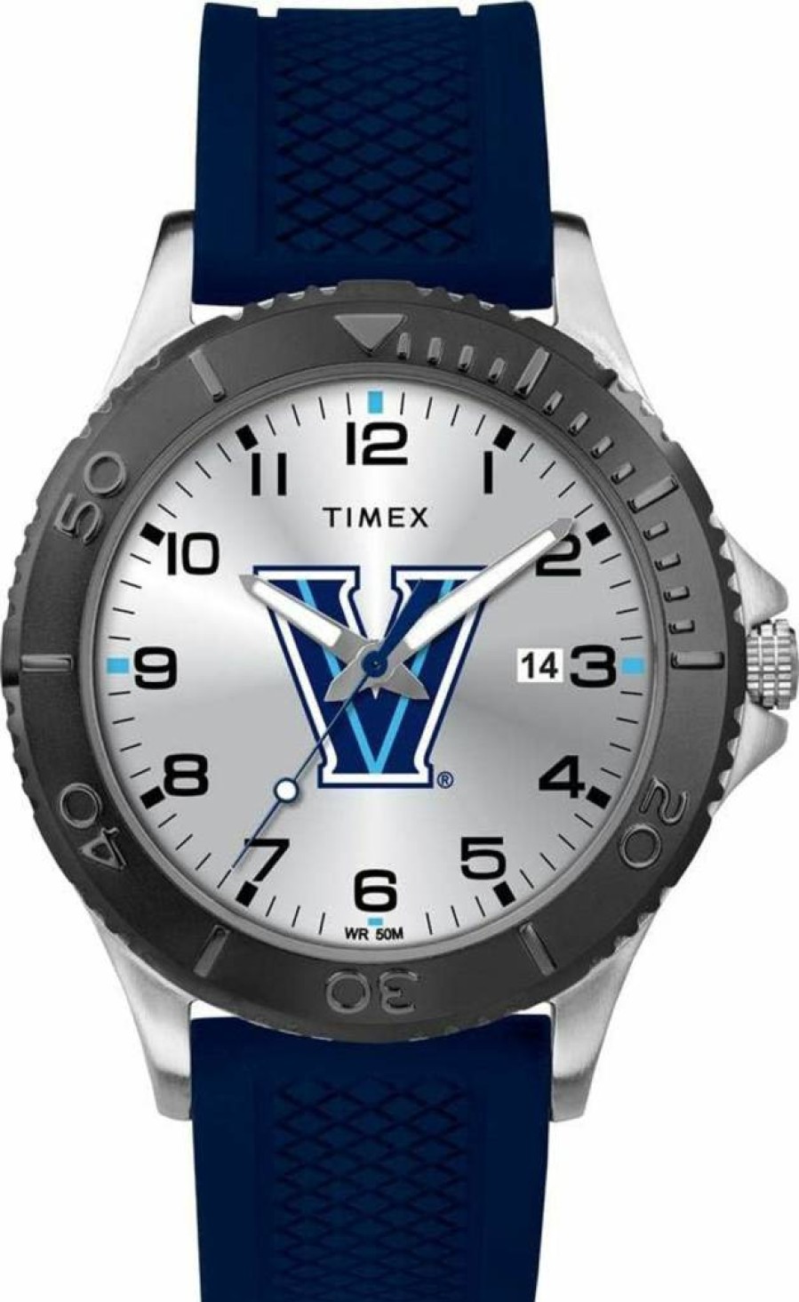 Timex Tribute Men's 42mm Villanova Wildcats Navy Silicone Strap Watch