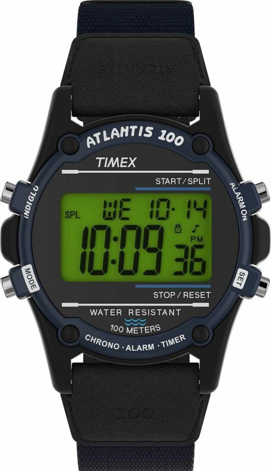 Timex Men's Expedition Atlantis 40mm Stainless Steel Watch with Indiglo Light