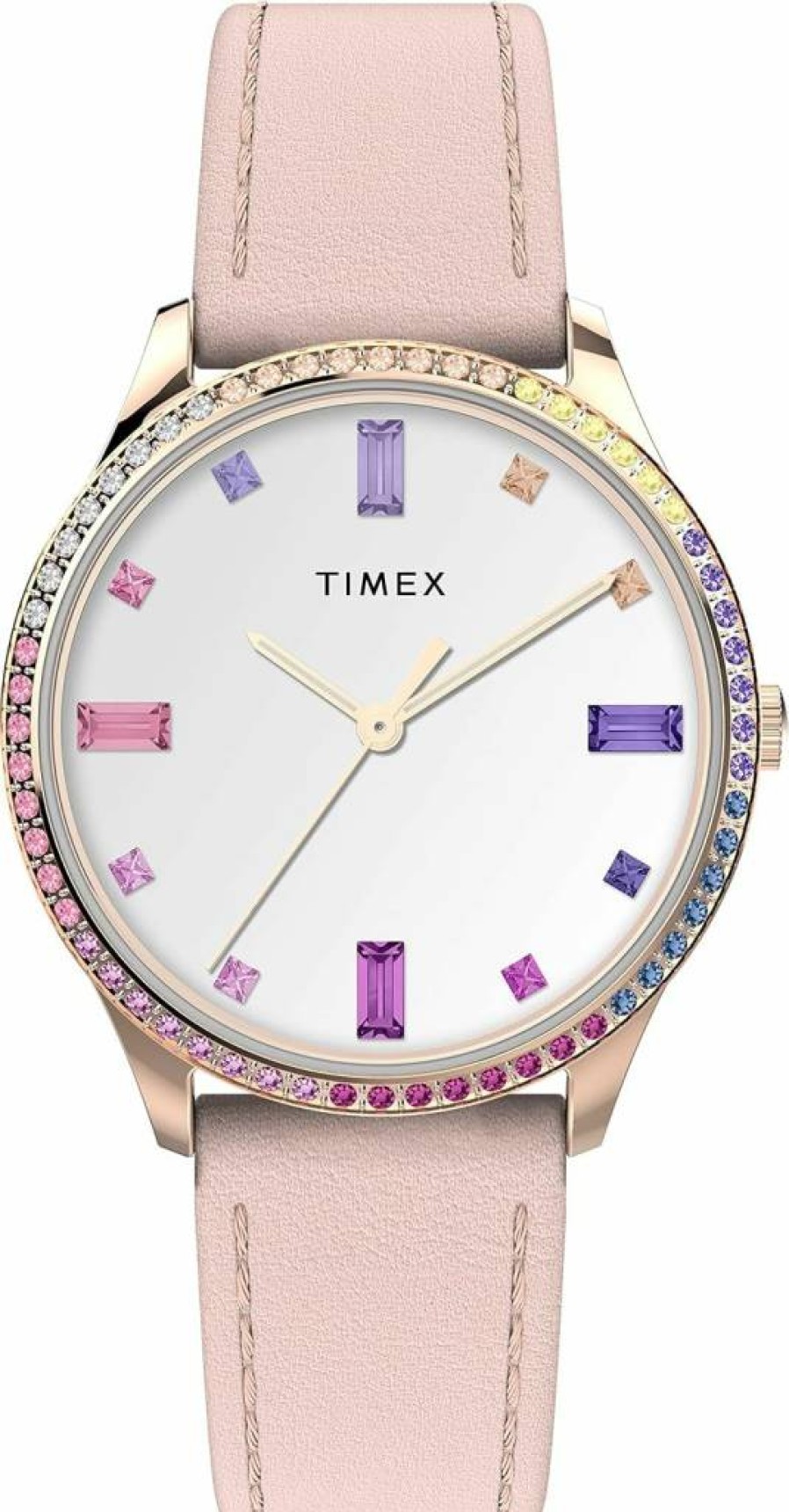 Timex Women's Easy Reader Watch - Classic Analog Wristwatch with Leather Strap