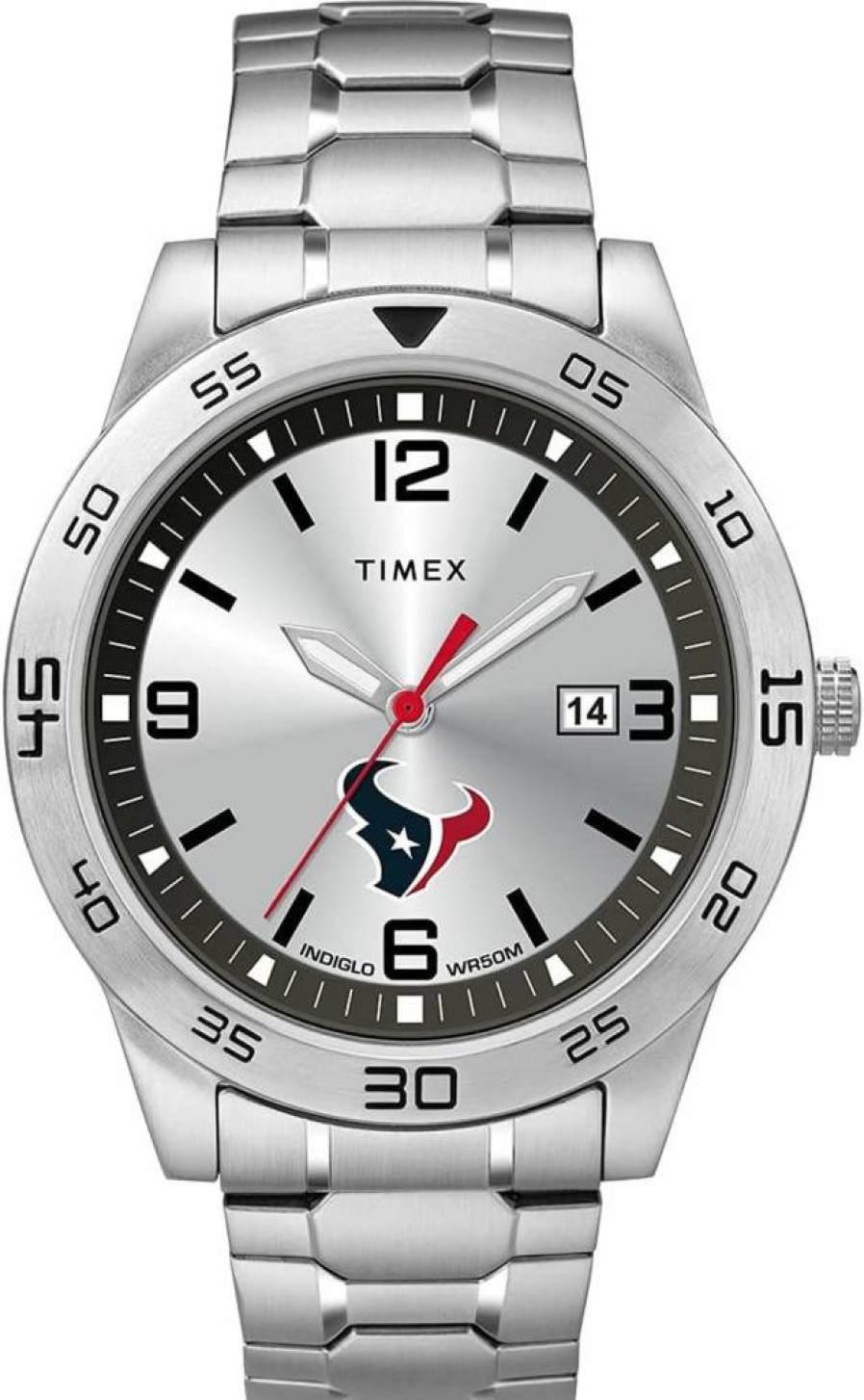 Timex Tribute Men's Citation 42mm Quartz Watch - Stainless Steel Strap, Water Resistant, Classic Design