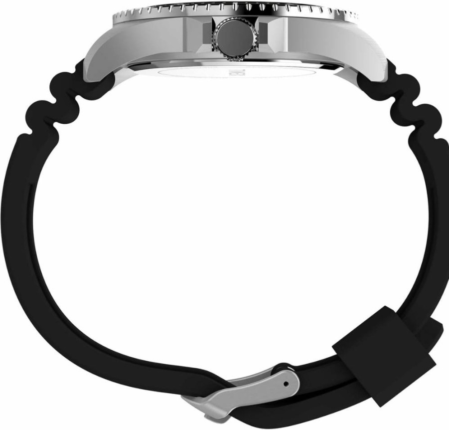 Timex Men's 42mm Dress Watch - Classic Stainless Steel Analog Wristwatch for Men