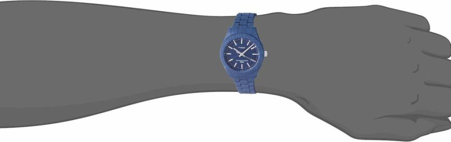 Timex Men's Waterbury Ocean 42mm Eco-Friendly Watch with Recycled Plastic Strap